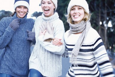 Women arm in arm