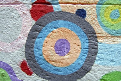 Circle painted on a wall