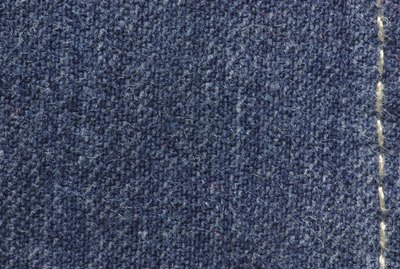 Seam on denim clothing