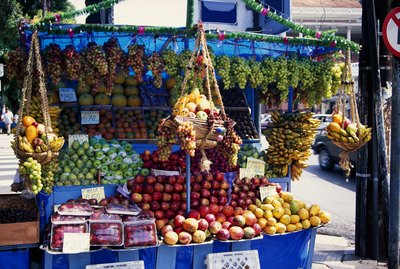 Fruit stand, Olinda, Brazil