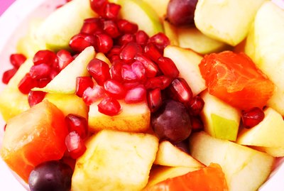 Studio shot of a fruit salad