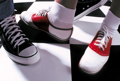50's sock hop feet