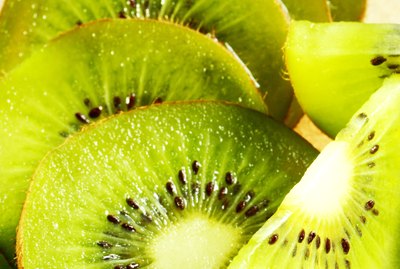 Kiwi fruit slices
