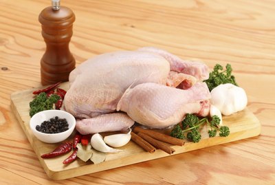 Various fresh meats