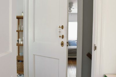 Open door and hallway