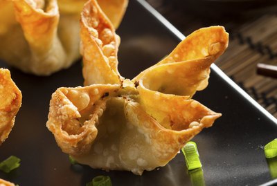 Asian Crab Rangoons with Sweet and Sour Sauce