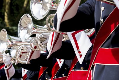 Details from a showband