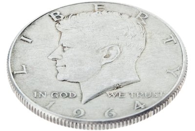 Silver Kennedy Half Dollar - Heads High Angle