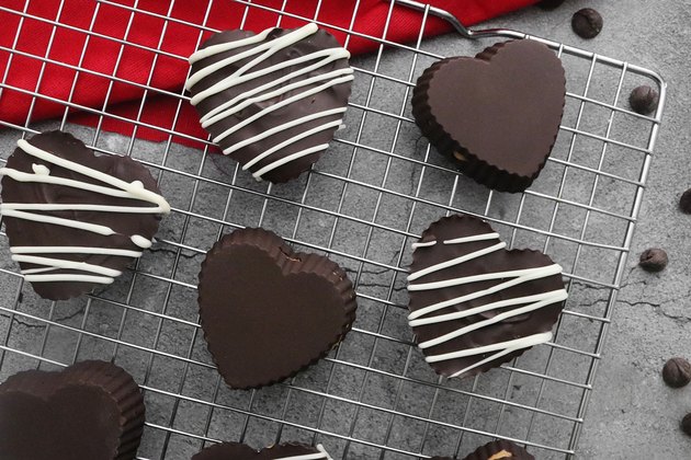 Peanut butter heart cups