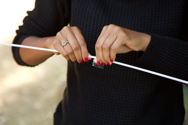 tape balloon sticks