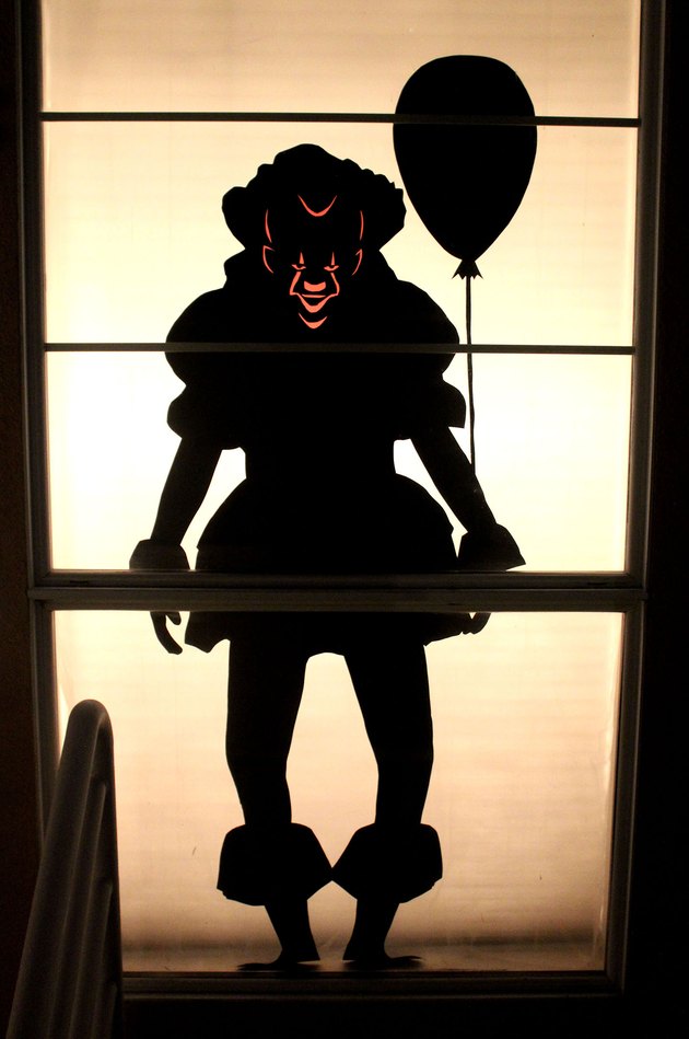 pennywise window decor