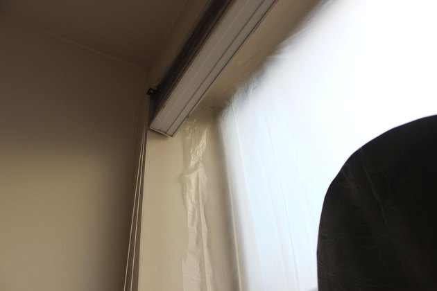 tape to window