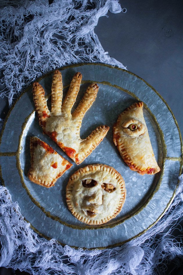 Three halloween hand pies