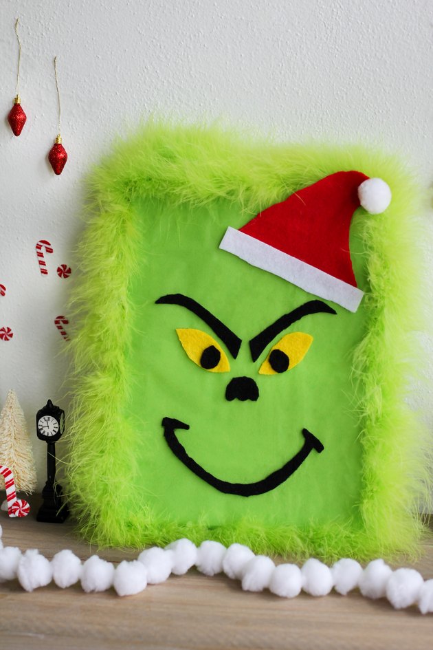 DIY the grinch gift box