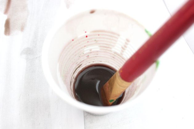 brown paint