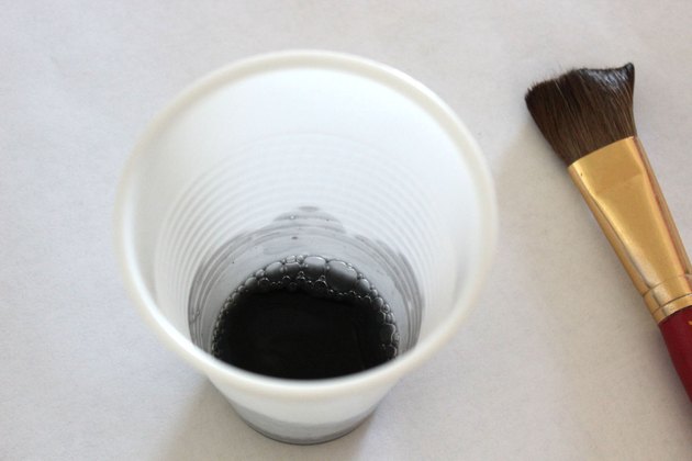 black paint