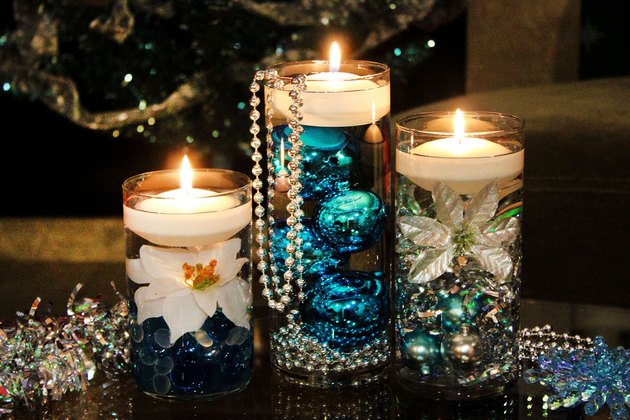 DIY Winter Wonderland Floating Candles