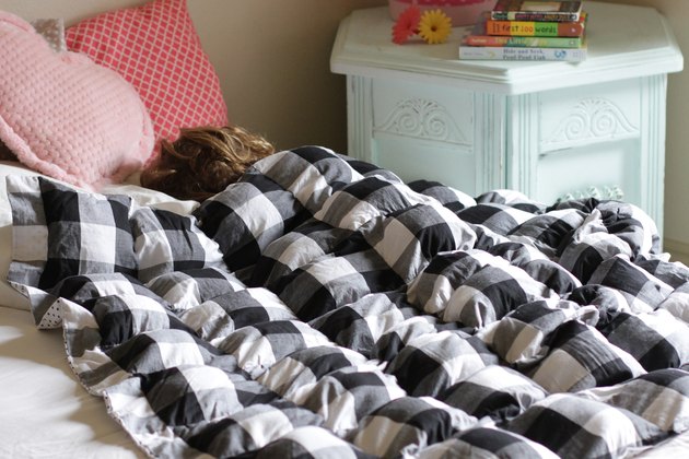Handmade weighted blankets can be soothing and calming for anyone with insomnia or sensory integration issues.