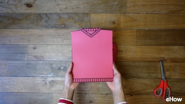 DIY Ugly Christmas Sweater Gift Wrap template