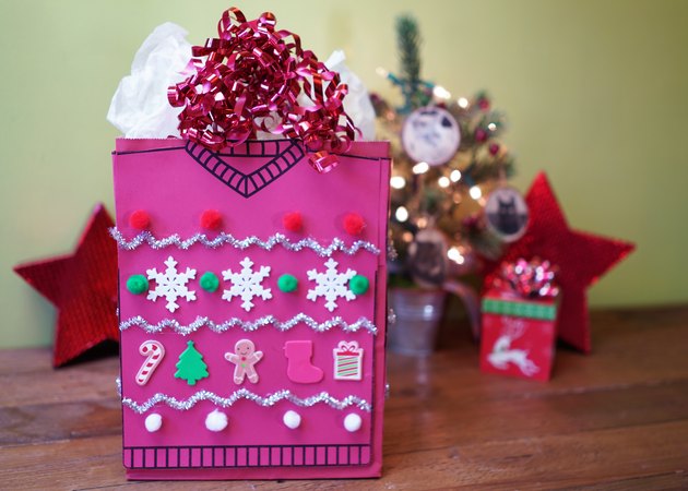 DIY Ugly Christmas Sweater Gift Wrap