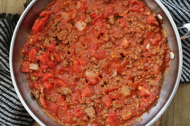 Add diced tomatoes