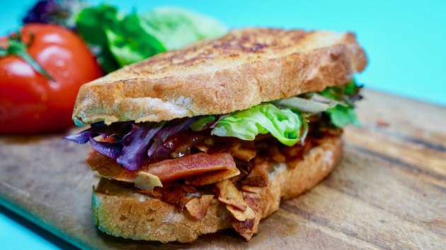 Amazing Vegan "BLT" With Coconut Bacon Recipe