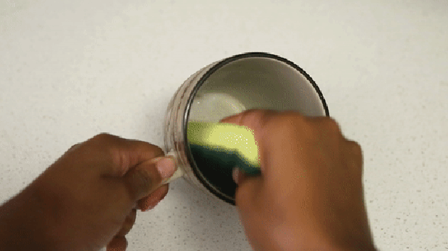 How to Clean a Stained Coffee Mug