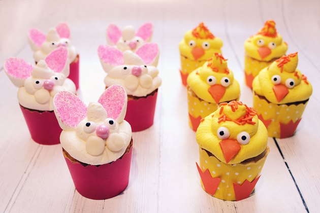 DIY Bunny & Chick Cupcakes