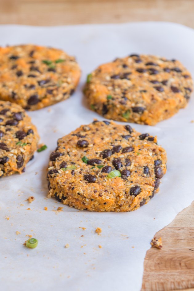 Vegan Guacamole Sweet Potato Black Bean Burger Recipe