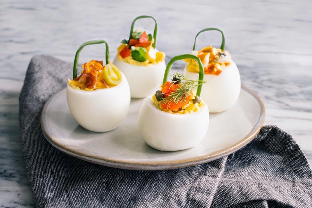 How to Make Deviled Egg Baskets