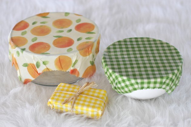 If you want to BEE the life of your next party, show up carrying your salad in a bowl covered in a homemade beeswax cover.