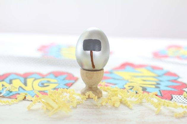 Thor's hammer painted Easter egg