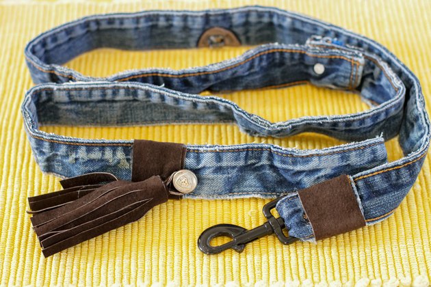 DIY Denim Dog Leash