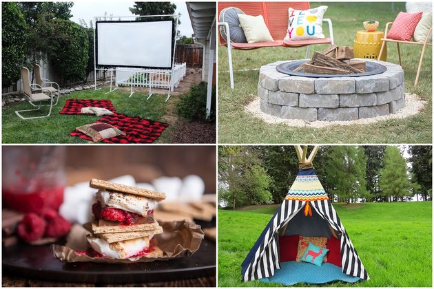 10 Fun Backyard Camping DIY Ideas