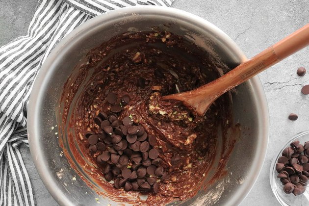 Add chocolate chips and mix