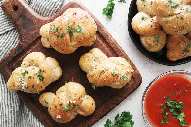 Pizza Dough Garlic Knots Recipe