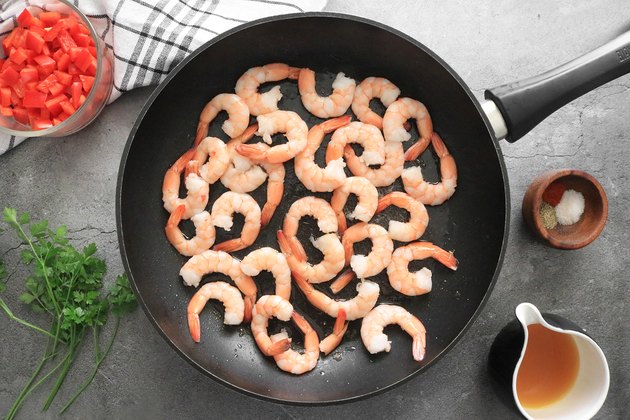 Cook shrimp