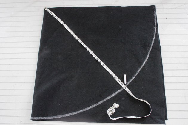 Embrace your spooky side, add a little mystery to your wardrobe and you might even catch some fun in your web when you wear this easy-to-make, no-sew, felt spider web poncho.