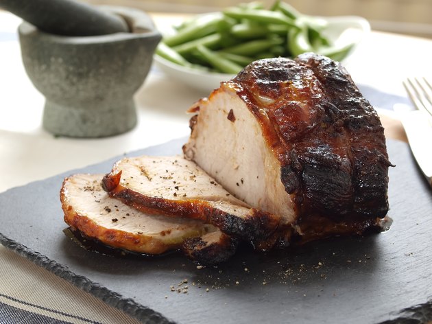Roasted pork lion