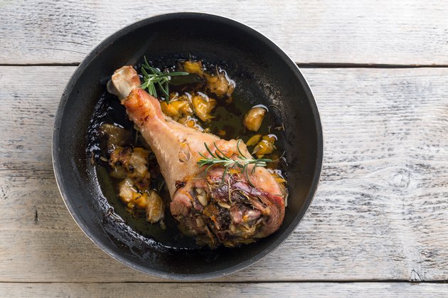 Roasted turkey drumstick