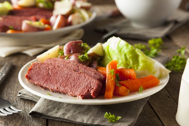 Homemade Corned Beef and Cabbage