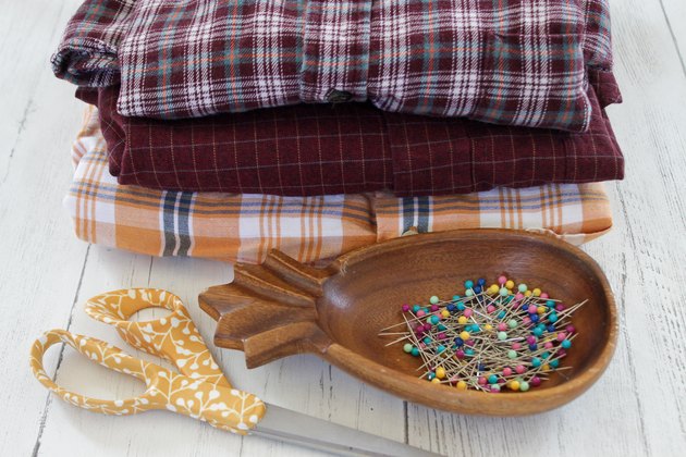 If you've been thinking about trying your hand at quilt making, before going to your local fabric store, source your quilt fabric from shirts at a thrift store or even in your own closet.