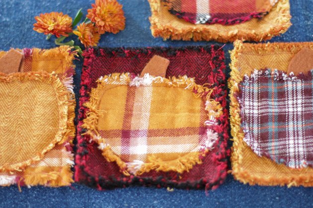 DIY Quilted Flannel Coasters