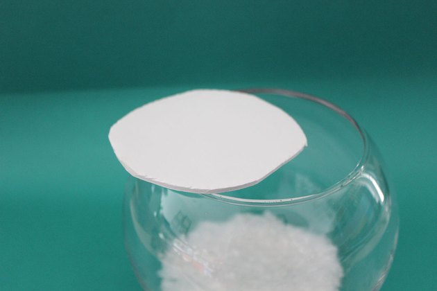 foam core for diy fishbowl snowman