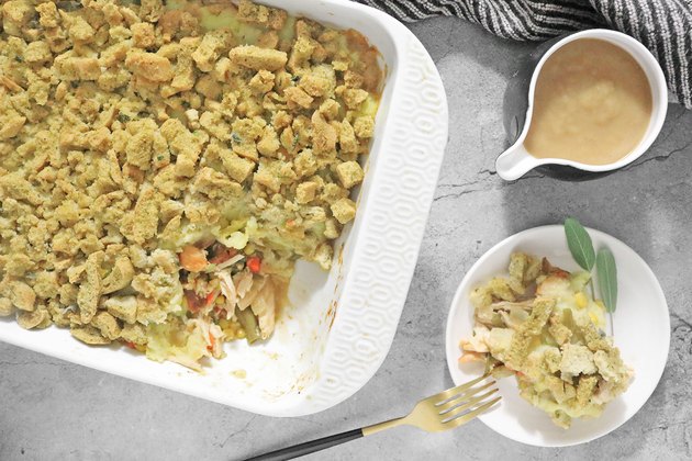 Thanksgiving Dinner Turkey Casserole Recipe