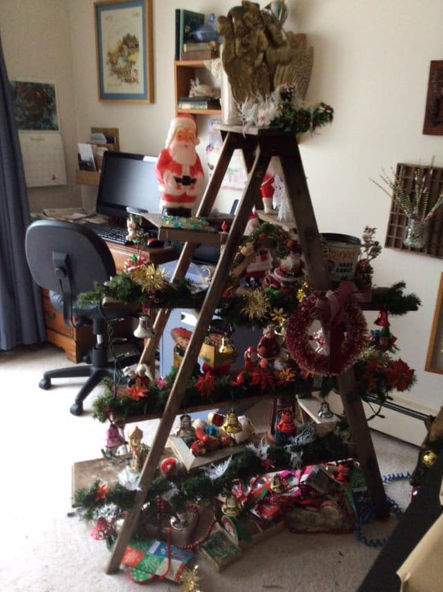 Joan Aronyk’s Vintage Ladder Tree