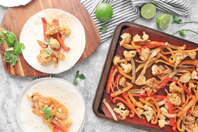 Sheet Pan Cauliflower Fajitas Recipe