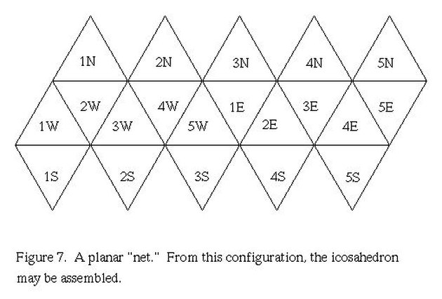Как собрать икосаэдр из бумаги схема пошагово