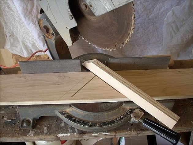 How to Make a cut greater than 45 degrees on a Miter Saw | eHow