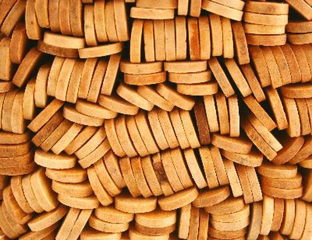Popsicle sticks macro background